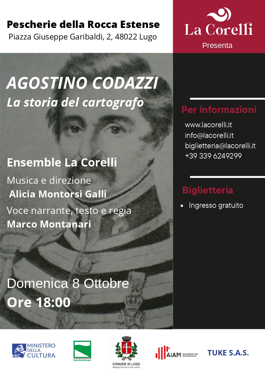 Concerto "Agostino CODAZZI" La Corelli Pescherie della Rocca Lugo 8 ottobre ore 18